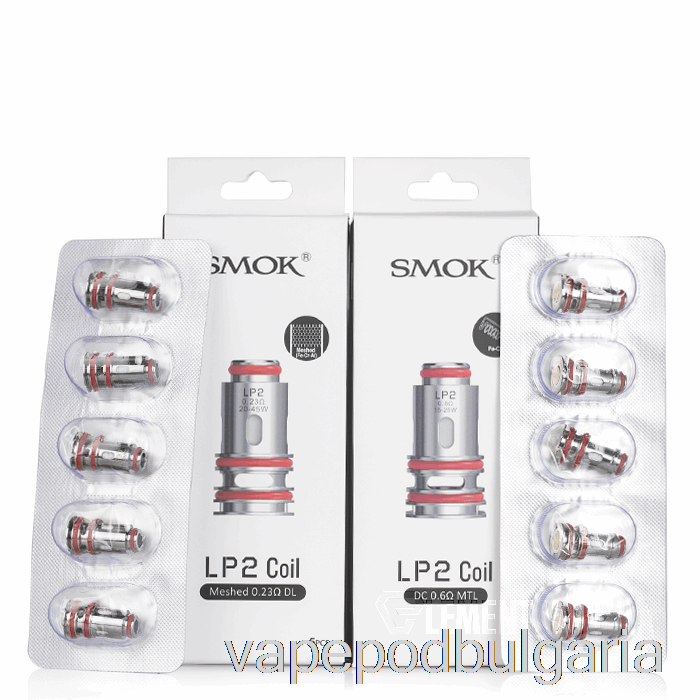 Vape 10000 Дръпки Smok Lp2 Replacement Coils 0.23ohm Lp2 Mesh Coils